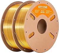 Vista 16 de ERYONE Filamento de ácido poliláctico (PLA) de seda para impresora 3D, de 1.75 mm +/- 0.03 mm, carrete de 1 kg (2.2 libras), verde esmeralda seda