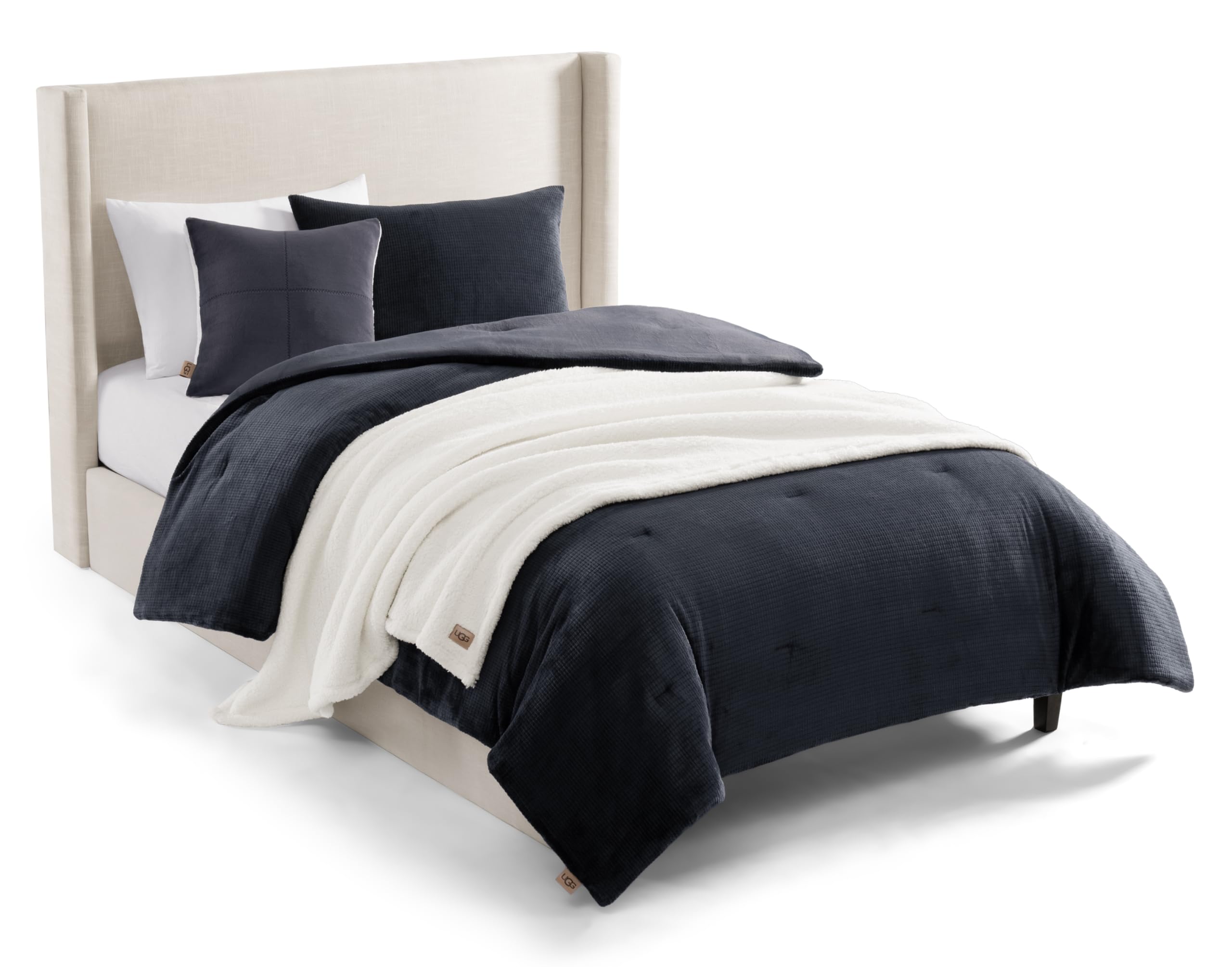 UGG Remina Twin Comforter Set in Navy Blue