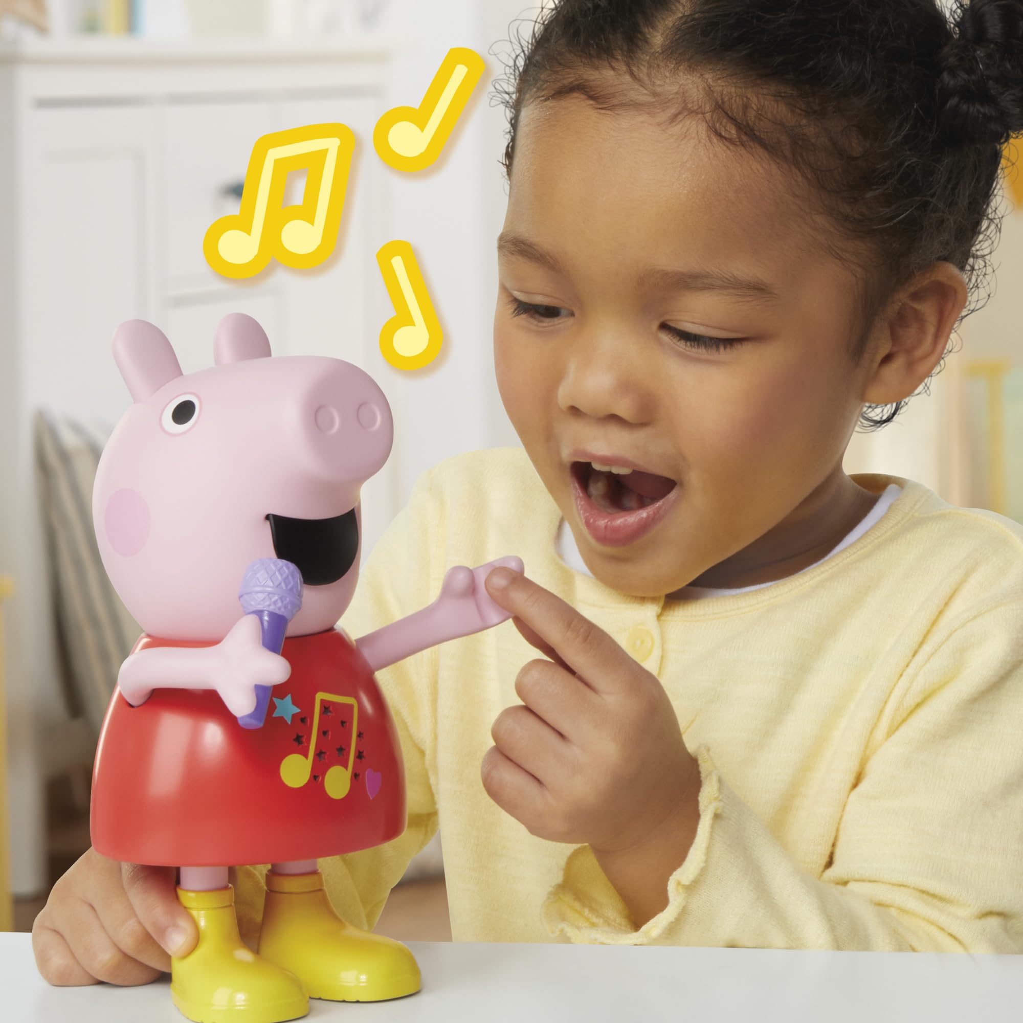 Peppa Pig Plauder- & Singspaß Peppa Puppe, Rosa, 20 cm – Ansicht 2