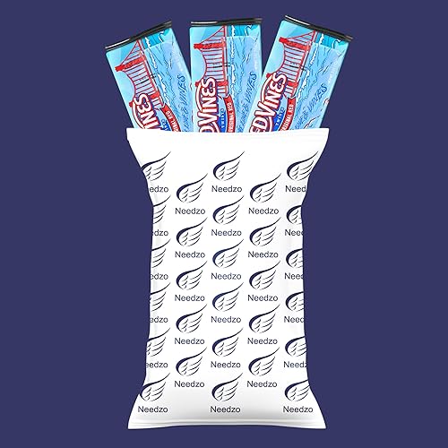 Miniatura 7 de Giros de regaliz de cereza roja (5 onzas (paquete de 3)), caramelo gourmet con sabor natural, suave y masticable, adhesivo de remolino incluido