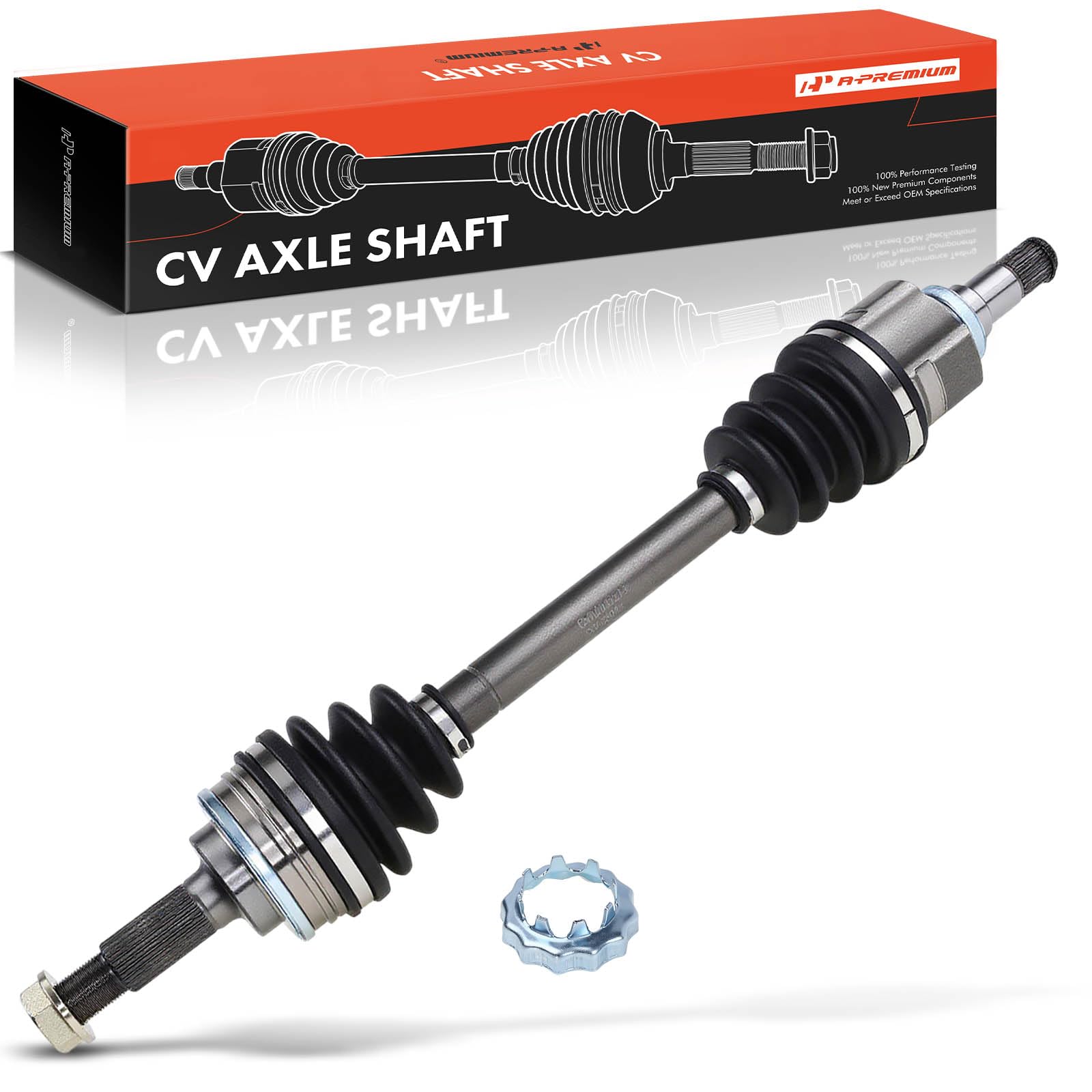 A-Premium CV Axle Shaft Assembly - Compatible with Toyota Paseo 1992-1998, Tercel 1987-1999, 1.5L - Front Left Driver Side, Replace# 4342016161,
