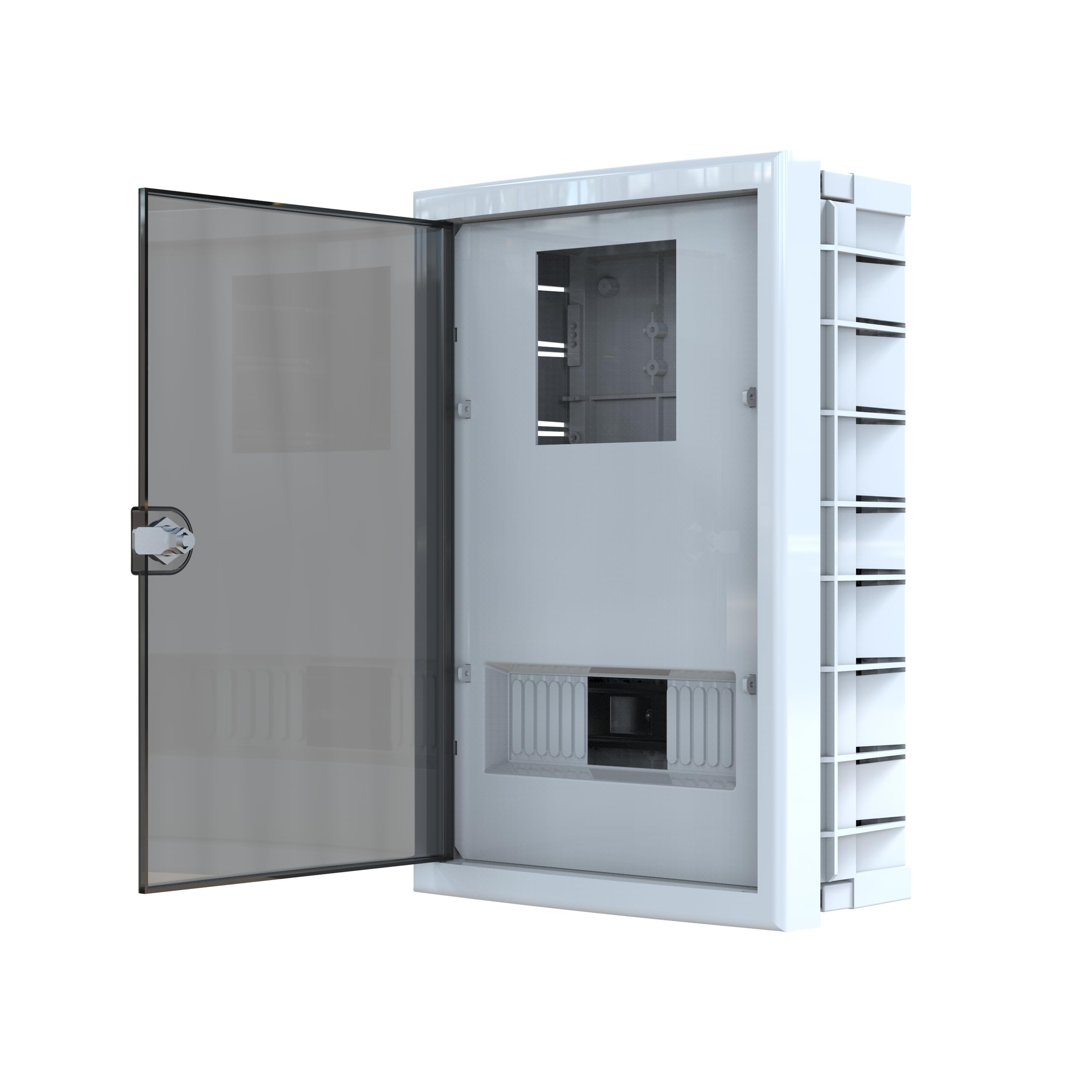 Sayaç Kutusu 9 Sigortalı Monofaze/Trifaze Sıva Altı Sayaç Kutusu IP40 25 x 37.5 x 12.6 cm POLİ 101