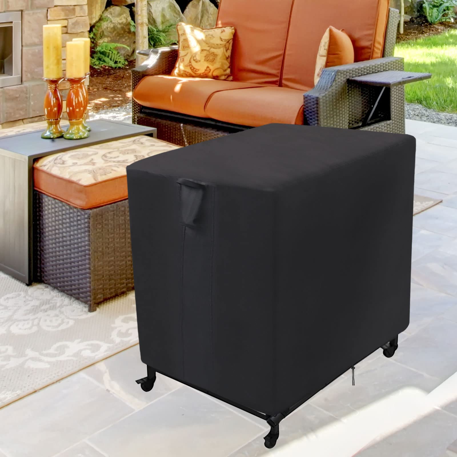 RICHIE Fundas Para Muebles De Jardín, Impermeables, Para Mesas Y Sillas De Exterior, 102 X 71 Cm, Transparentes