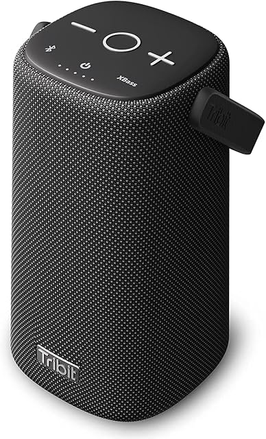 Tribit Bluetooth Speaker Portable Speakers with HiFi 360° Sound Quality, 3 Drivers with 2 Passive Spotlights, 24 Hours Battery Life, IP67 Waterproof, StormBox Pro (Upgraded)
