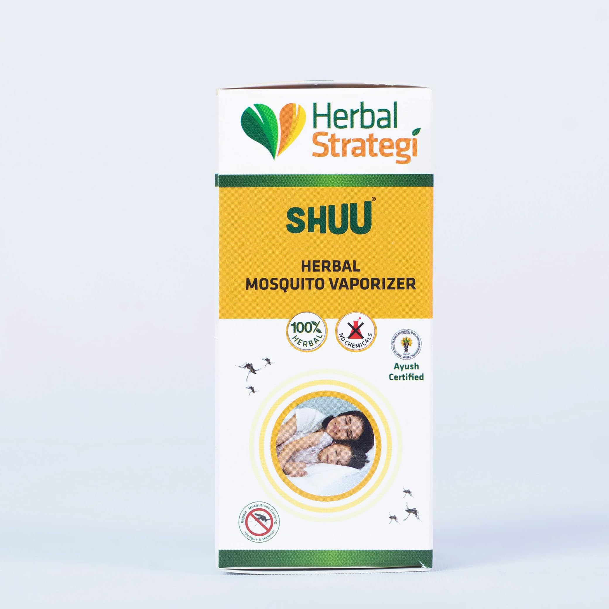 Herbal Strategi Mosquito Repellent Vaporizer Liquid - Natural, Vegan & Eco-Friendly | 100% Herbal and Chemical free | Baby and Pet safe | Ayush certified | 40ml 2