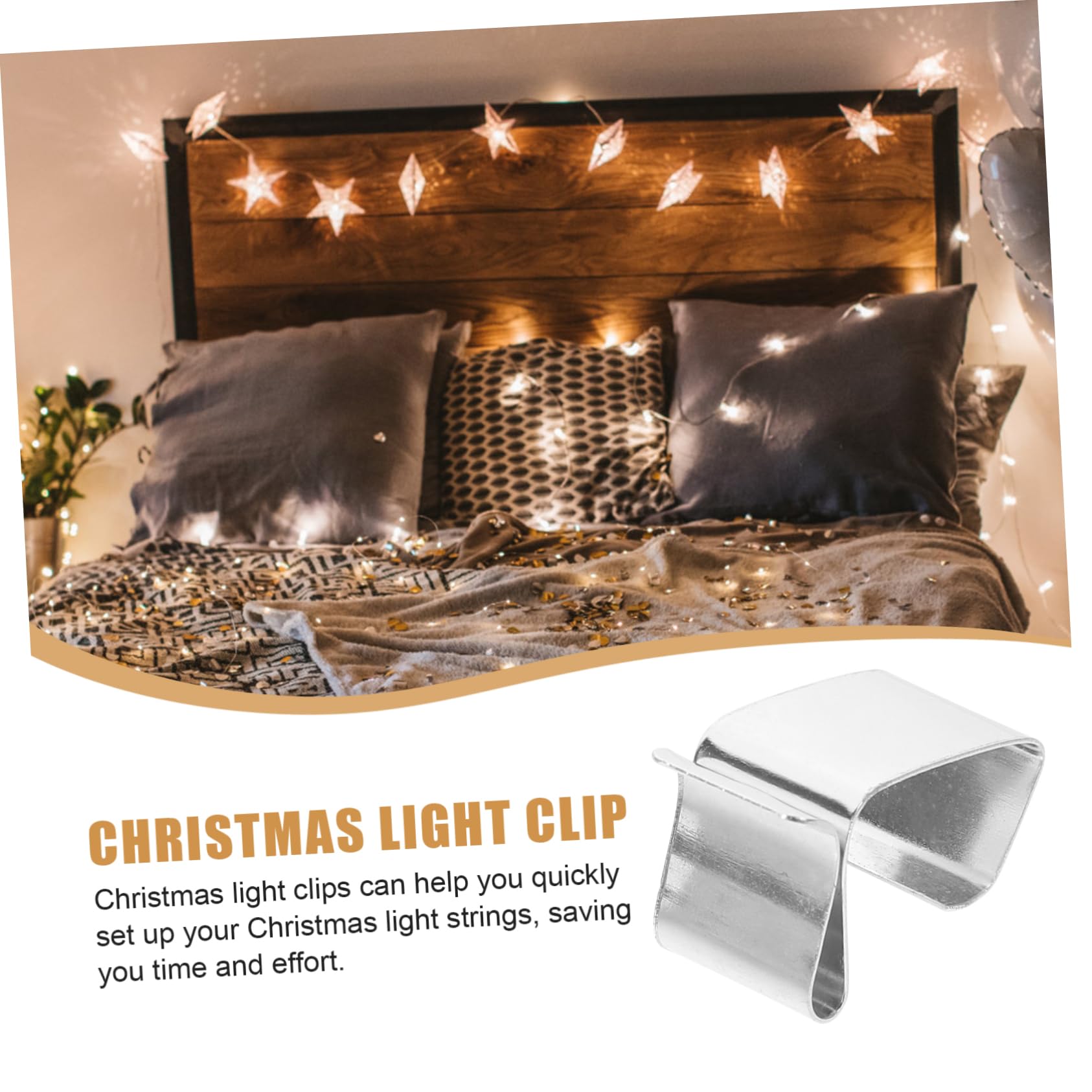 Weihnachtslicht-Clips Für Dachrinne & Dachschindeln – 10 Stück, Robust, Drehbar, Wetterfest, Für Lichterketten, Einfach Zu Befestigen