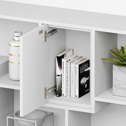 Miniatura 116 de Mobili Fiver, Estantería Iacopo XS (63.31 x 31.5 pulgadas), roble rústico, fabricada en Italia Roble rústico,Ashwood Negro,Ashwood Blanco,Efecto