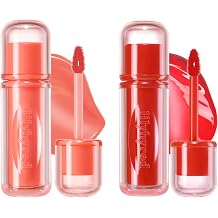 lilybyred Bloody Liar Coating Tint, 0.12 oz. | 04 Lively Guava + 07 Confident Cherry Tomato [Glossy Lip Tint Duo]