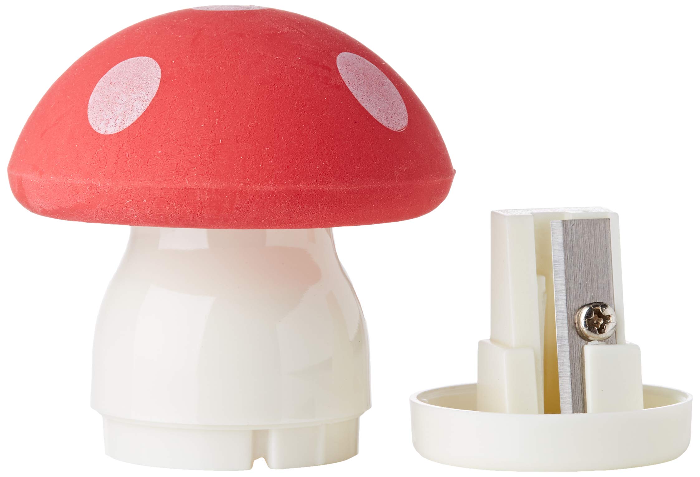 Legami Gomma con Temperino Magic Mushroom 0,4x5 cm Versione Rossa