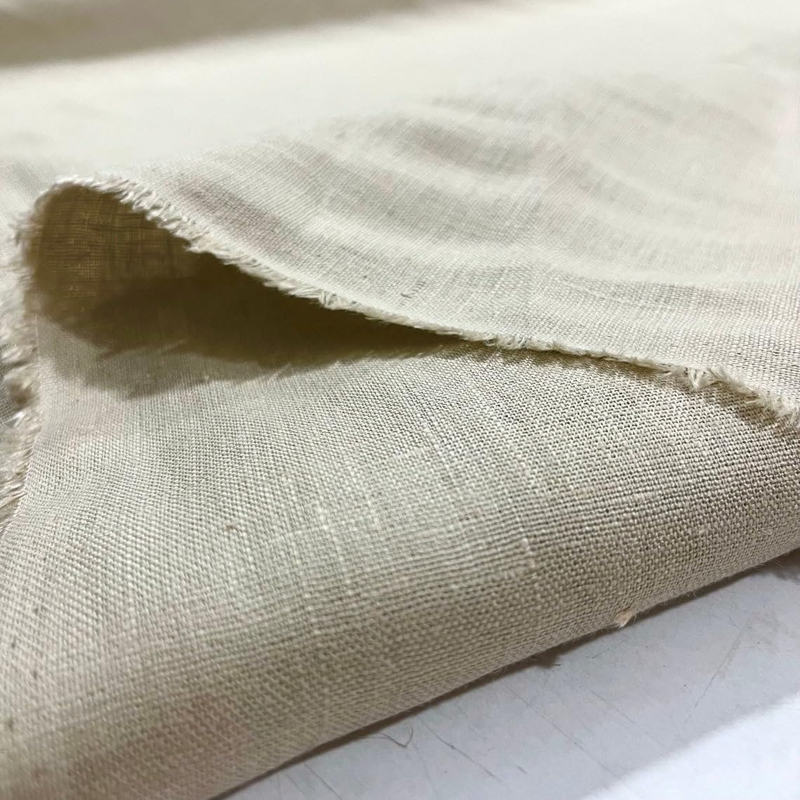 Amazon.com: Beige Linen Fabric, Linen Dress-Clothing Fabric,Organic Linen  Fabric,Linen Fabric by The Yard for Clothing(150cm// 1,64 Yard // 57 inc)