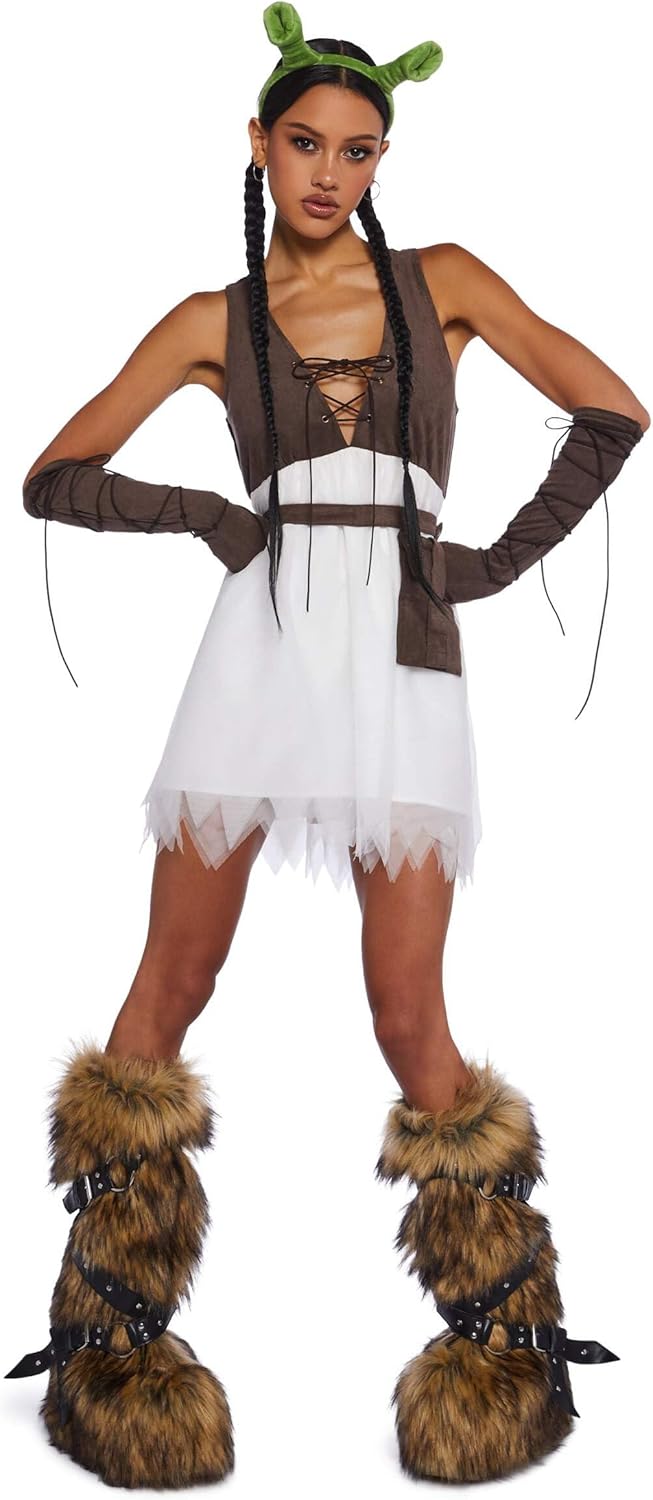 Dolls Kill Ogre Princess Halloween Costume - Swamp Fairytale Outfit by Trickz N' Treatz