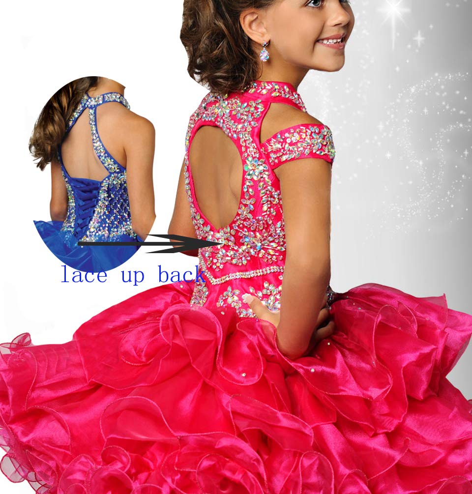 Junguan Baby Girls Off The Shoulder Cupcake Pageant Dress Short Giltz National for Infant Birthday Party Tutu Dresses 4 Years Turquoise