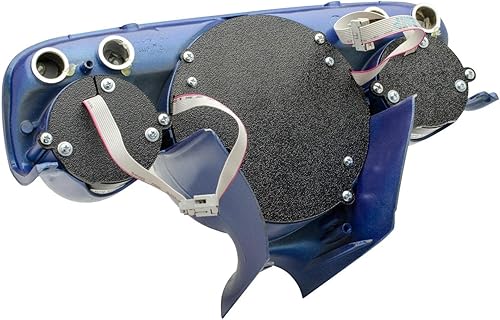 Miniatura 4 de Dakota Digital 57 blanco analógico VHX-57C-S-W de la aleación de plata del sistema de los indicadores del tablero del coche de Chevy