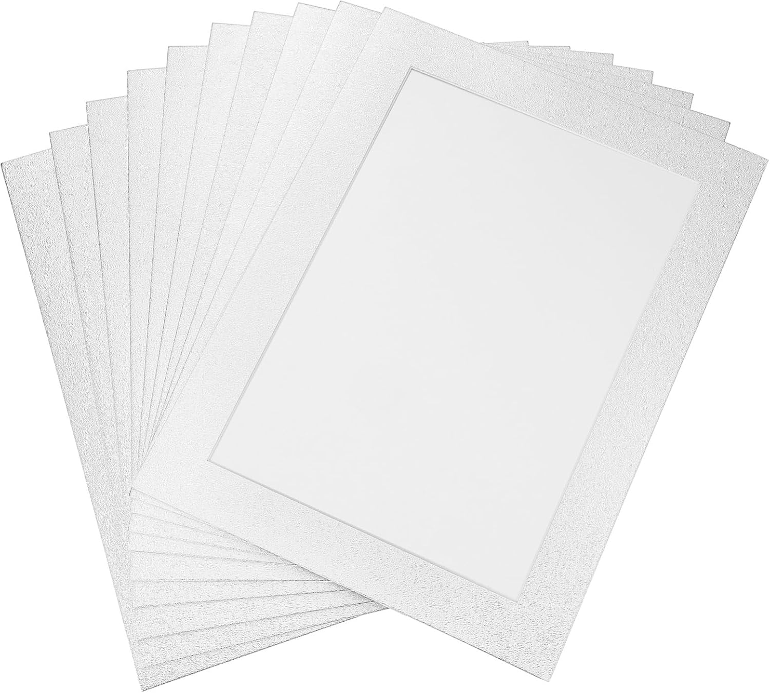 10pcs Picture Frame Photo Mat Board Adhesive Mounting Mats for Family Portraits Wall Art