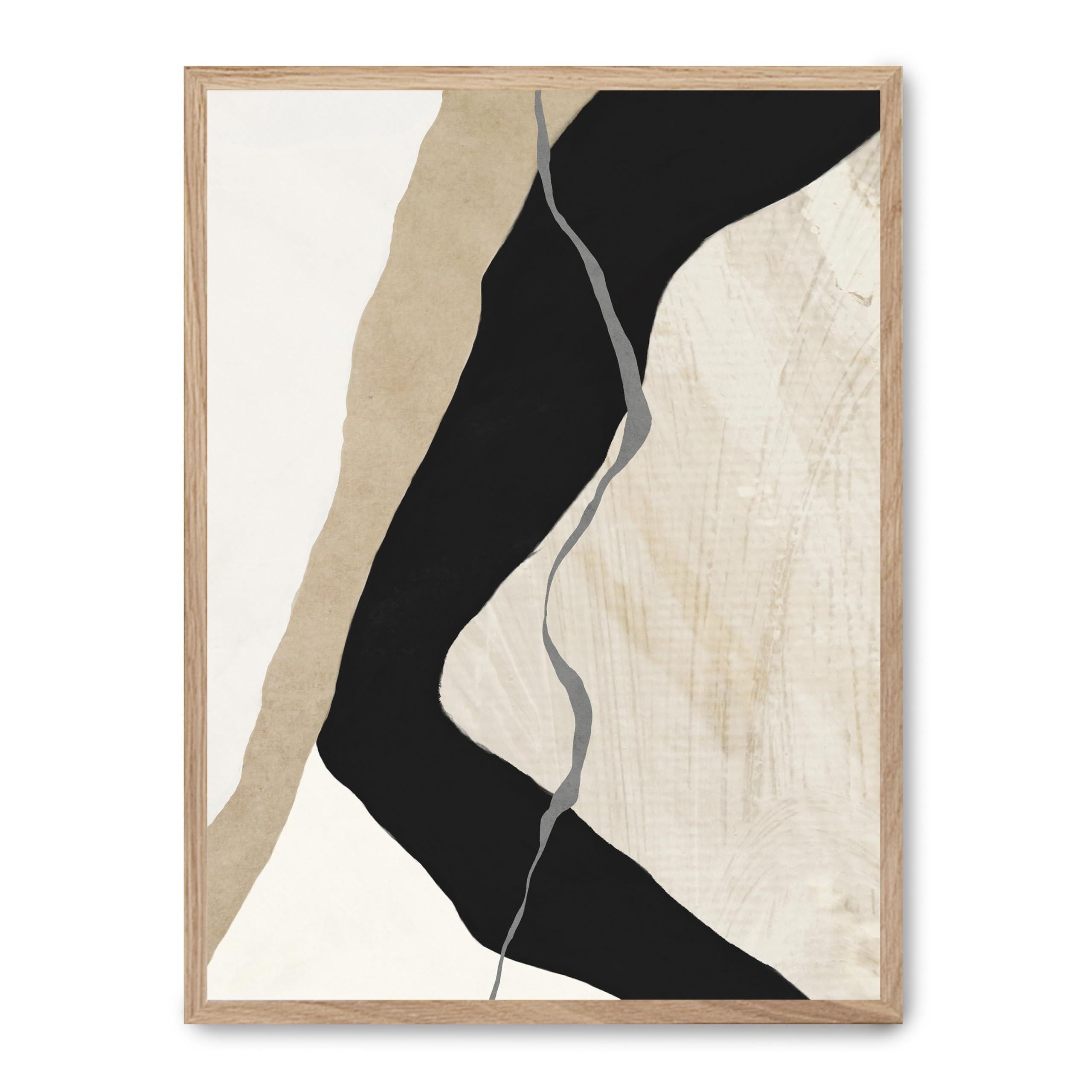 Cuadro art with black lines vii FASE5 : tableau moderne décoration murale salon et chambre
