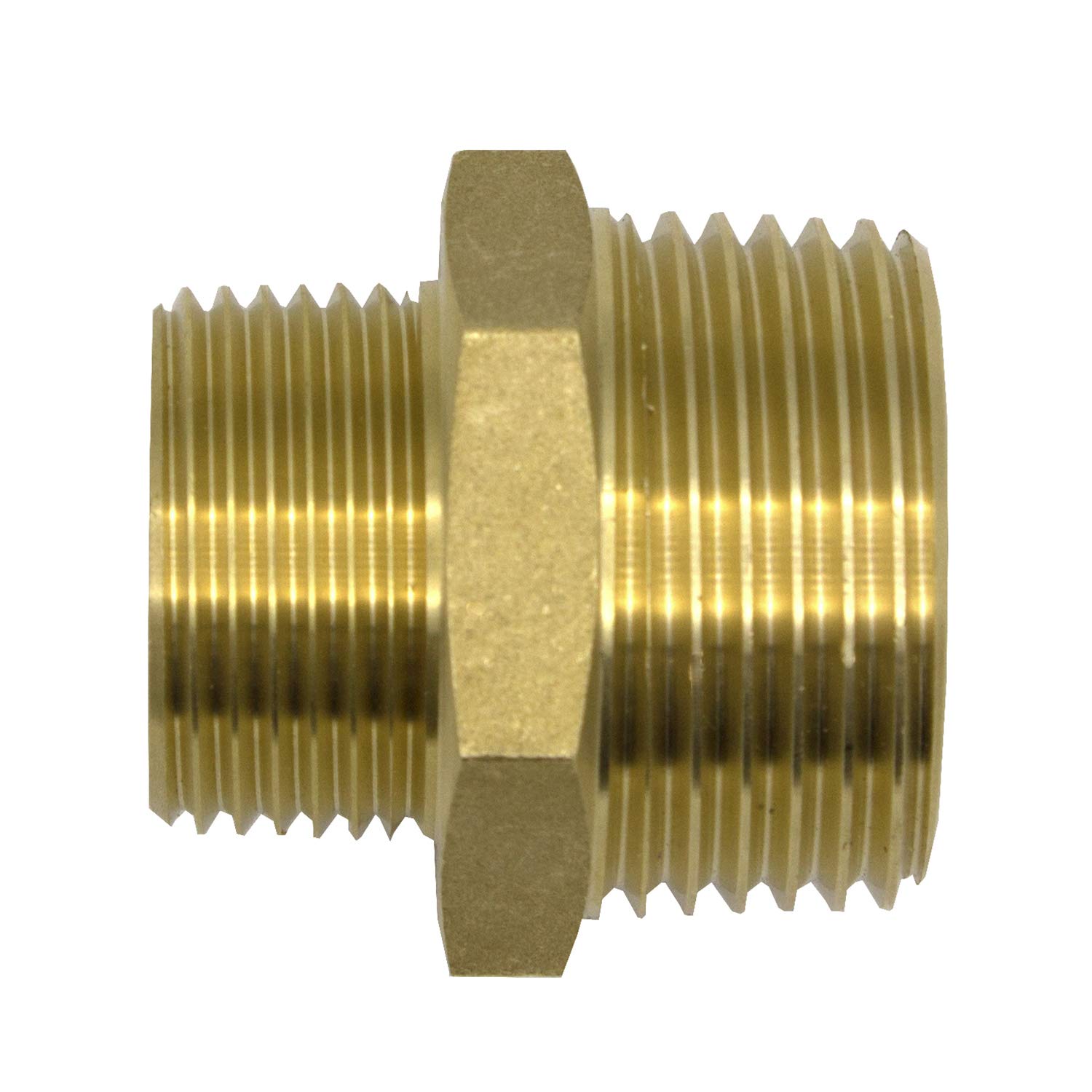 VARIOSAN Nipplo riduttore 13293, 1" x 3/4" AG/AG, ottone, adatto per acqua potabile