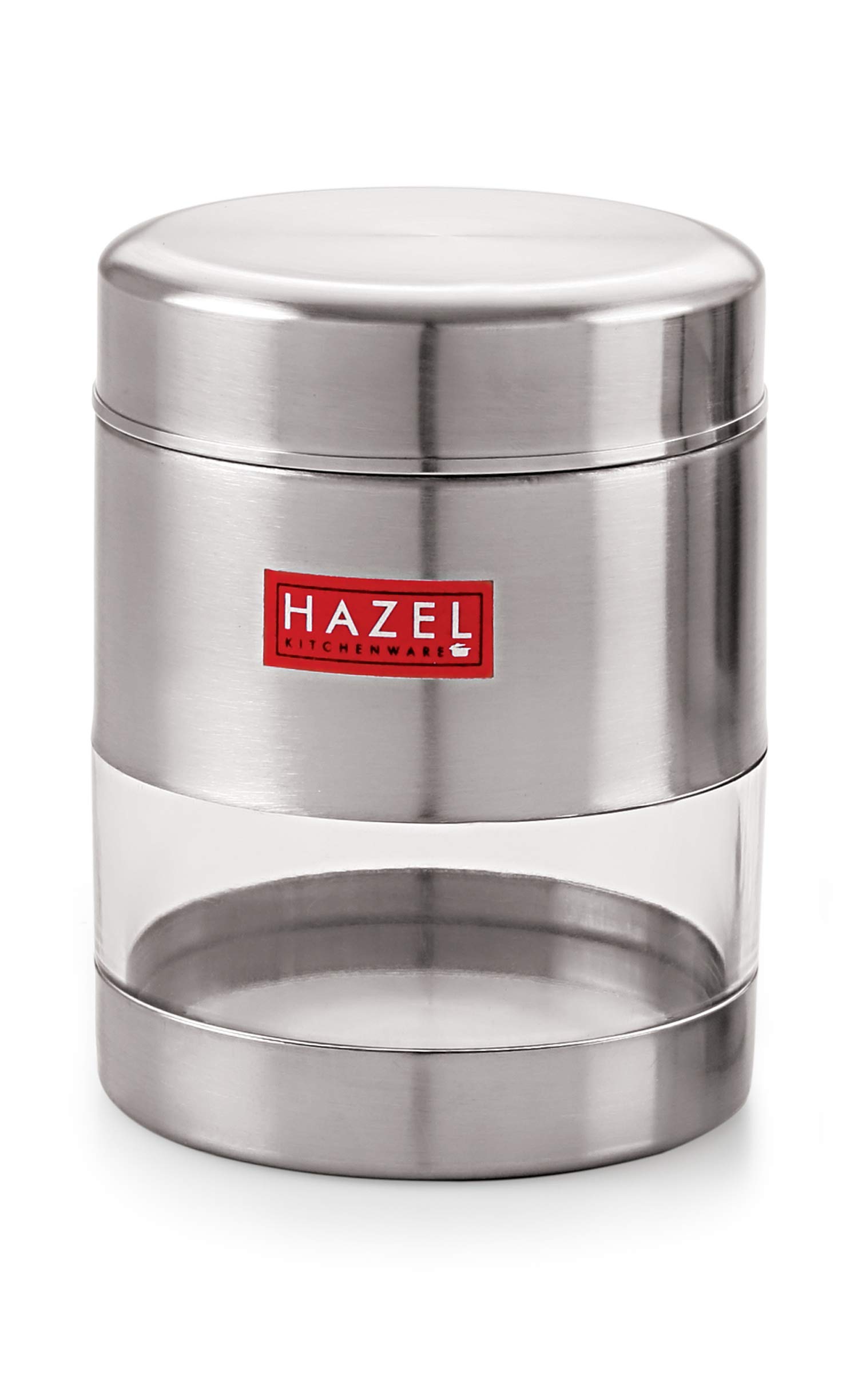 Transparent Stainless Steel Storage Jar - 500ml -7 Transparent Stainless Steel Storage Jar - 500ml -7