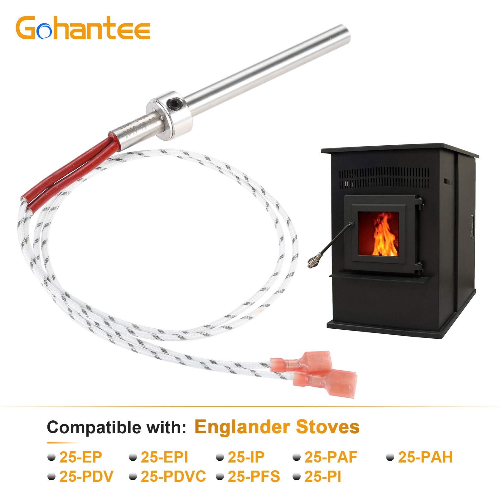 PU-CHA Igniter Compatible with Englander Pellet Stove Igniter, England  Stove Works Igniter 300W 4.75 : Amazon.ca: Everything Else