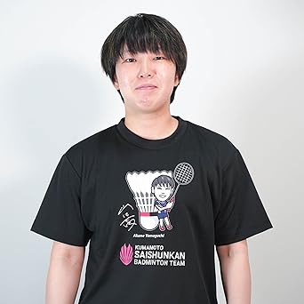 Amazon | [KUMAMOTO SAISHUNKAN BADMINTON TEAM] 山口茜選手 似顔絵 T