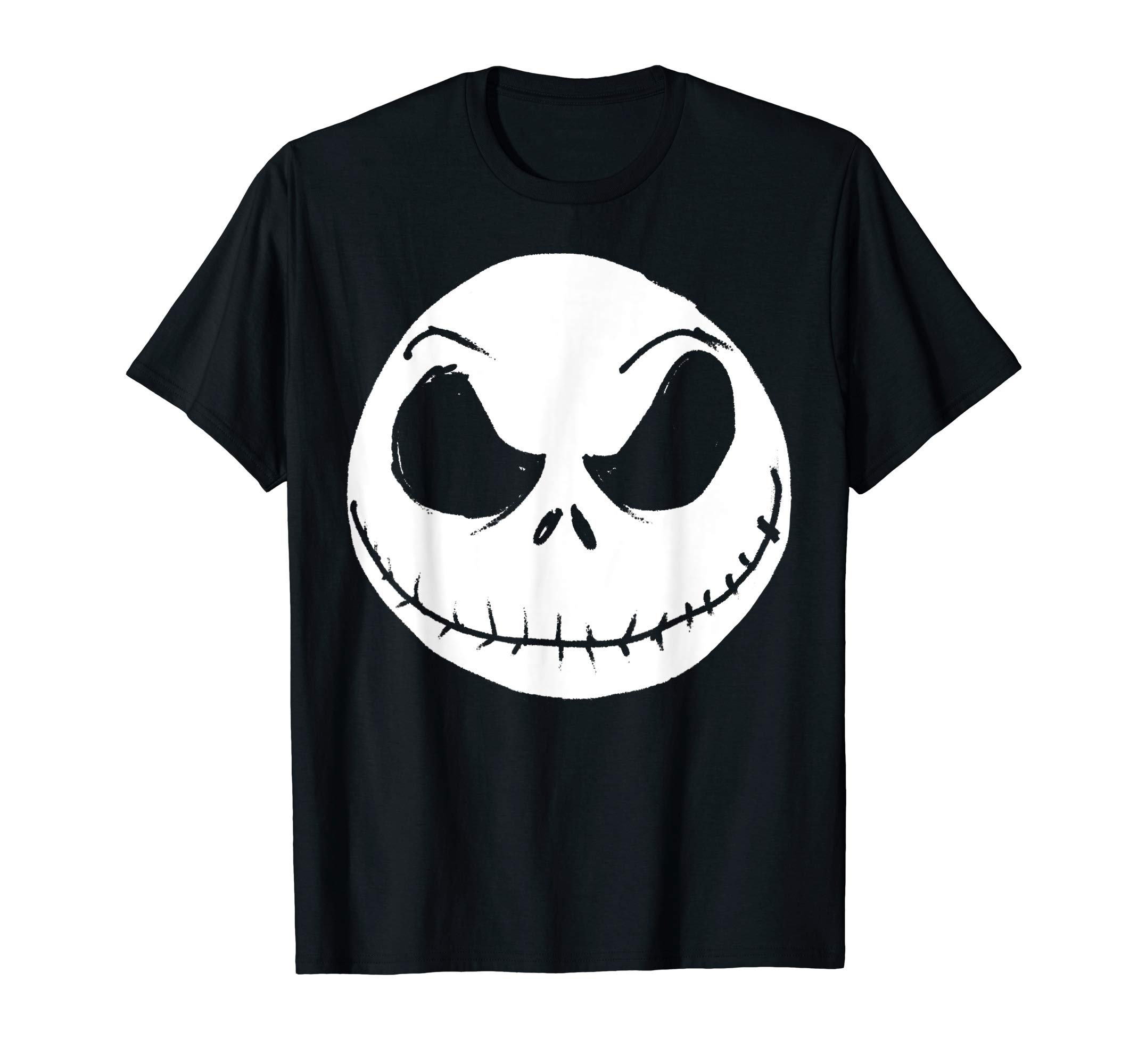 DisneyThe Nightmare Before Christmas Jack Skellington Face T-ShirtOEKO-TEX STANDARD 100