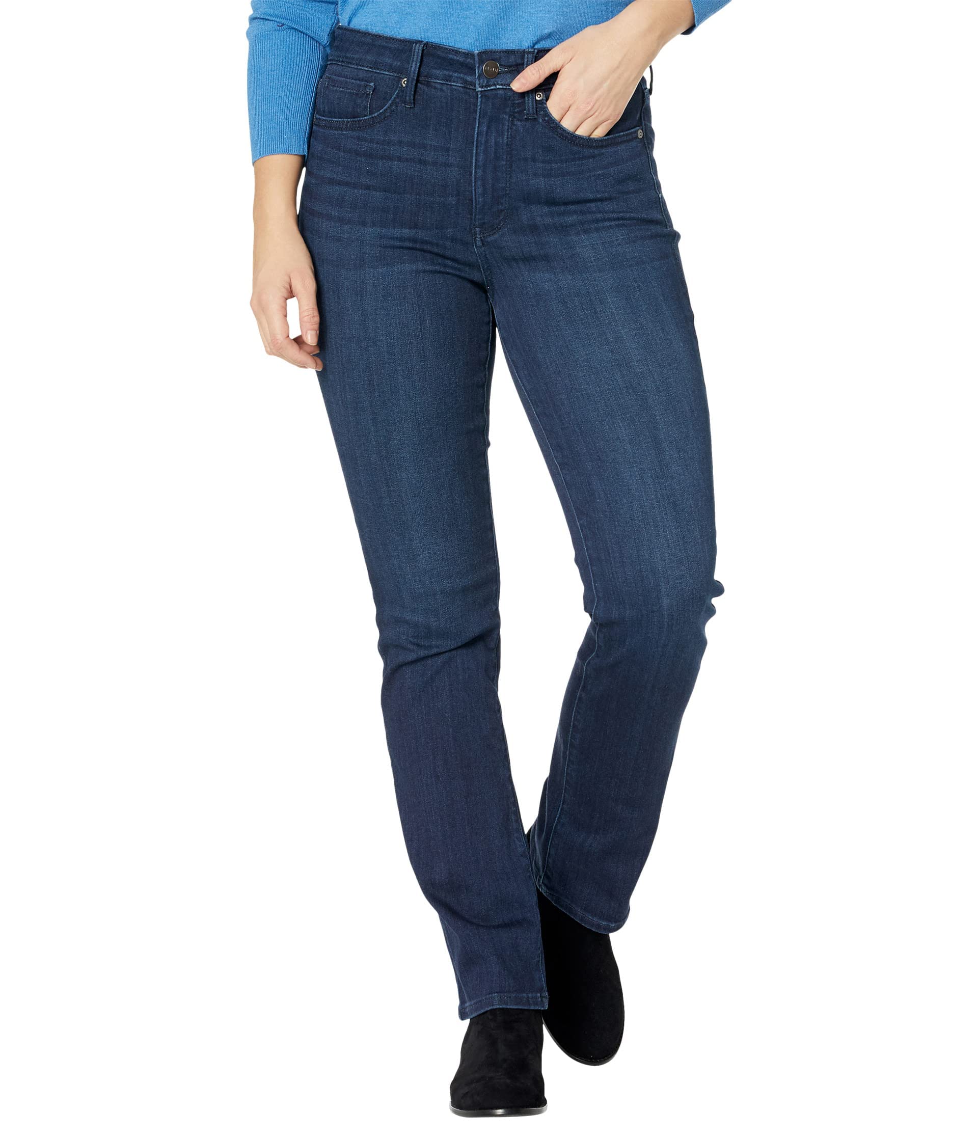 NYDJ Petite Slim Bootcut Jeans in Norwalk Norwalk 00P 29