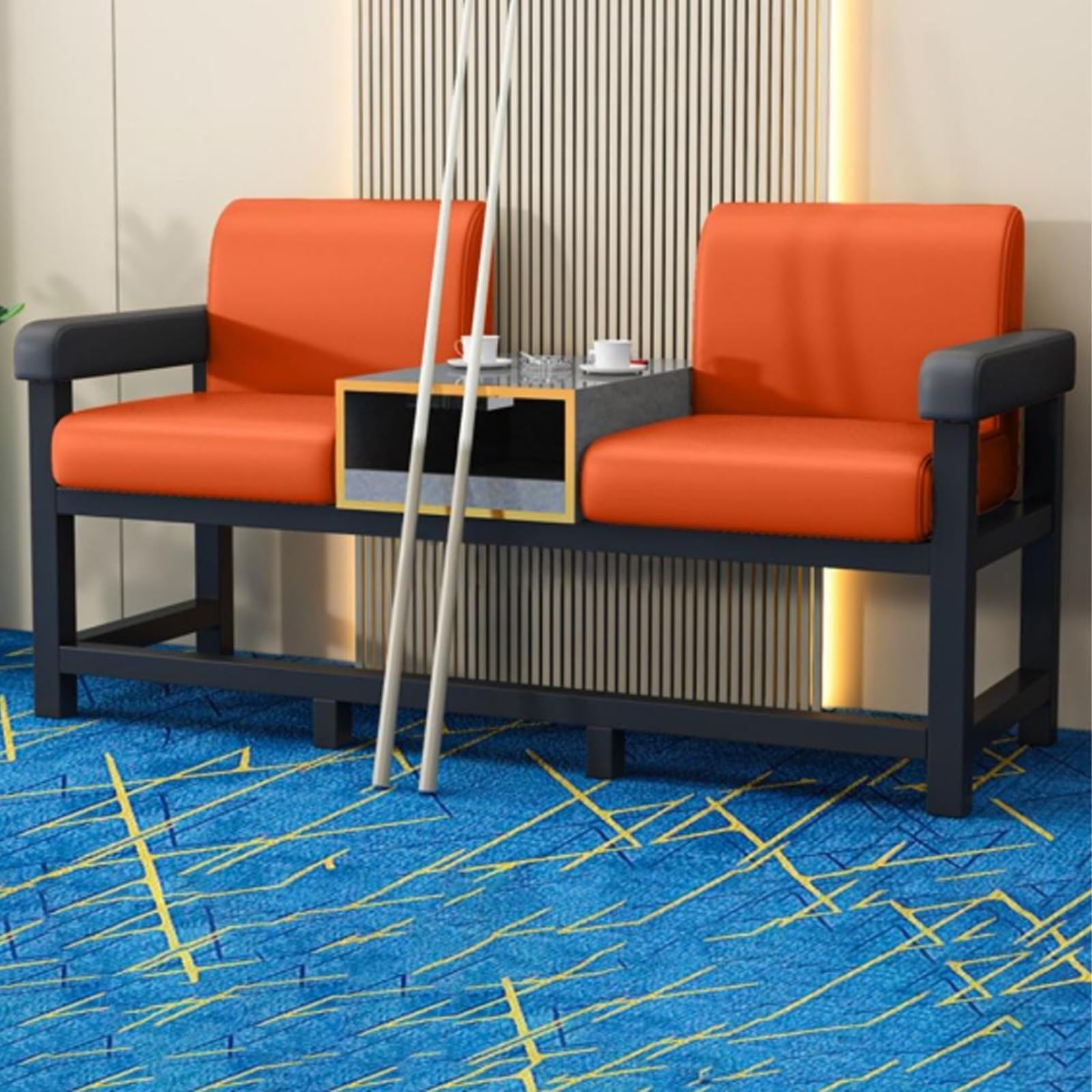 Billiard Sofa Chairs, Billiard Hall Spectator Room Seats Table Tennis Lounge Leisure and stools(1,A)