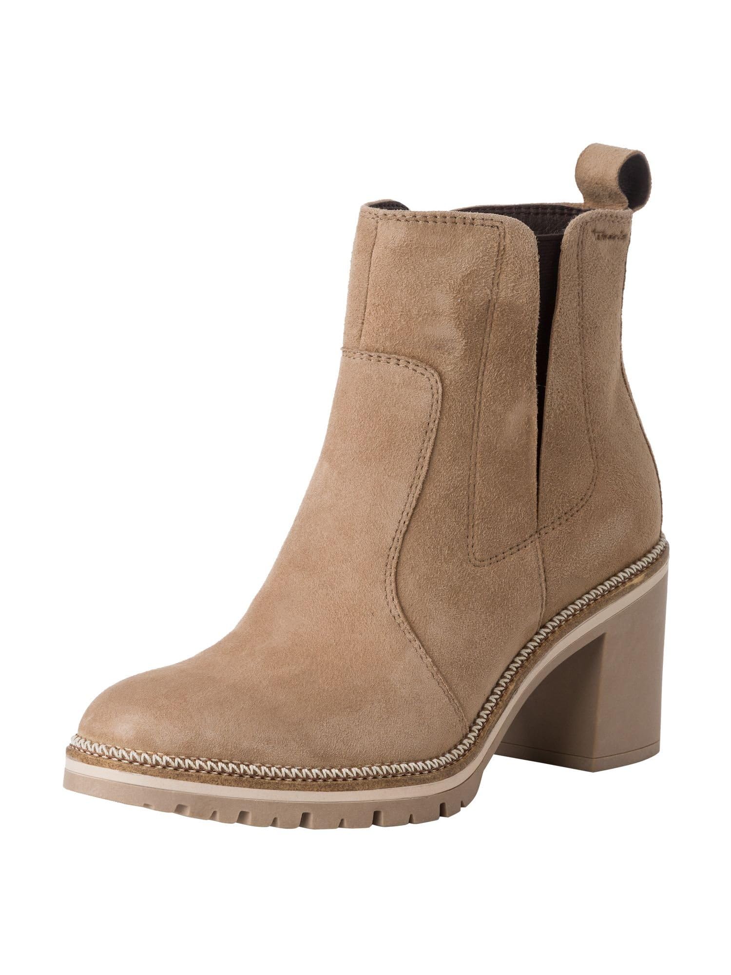 Tamaris Women's Classic Boots, Women's Boots, Touchit Footbed, beige, 3.5 UK