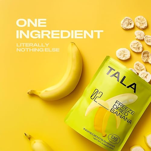 Miniatura 2 de TALA, Fruta liofilizada, aperitivo de frutas, vegano, sin azúcar añadido, paquete de 10 (0.88 onzas cada uno)