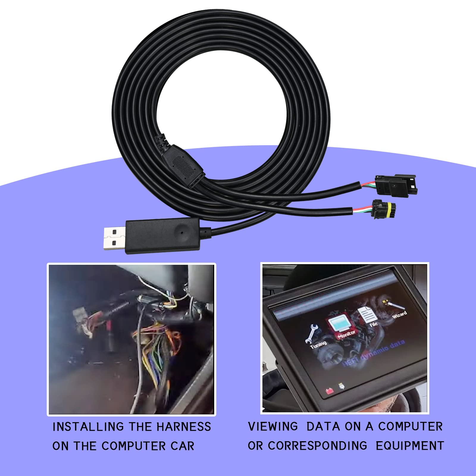 Amazon.com: Vanshly CAN Cable w/Built in Splitter for Holley EFI