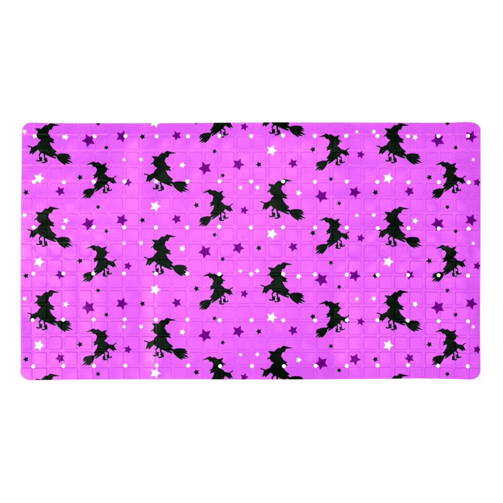 Tapis de bain Halloween sorcière pour éviter les glissades avec ses ventouses