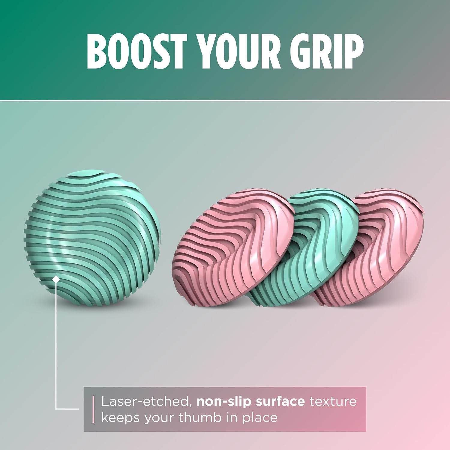 KontrolFreek No-Slip Thumb Grips – Strawberry Sage Edition for Nintendo Switch Pro, Switch 2 Joy-Con, PlayStation 4, PlayStation 5, Xbox One & Xbox Series X|S Controller | 4-Pack | Pink/Green 3 71aLvbCsHcL. AC SL1500