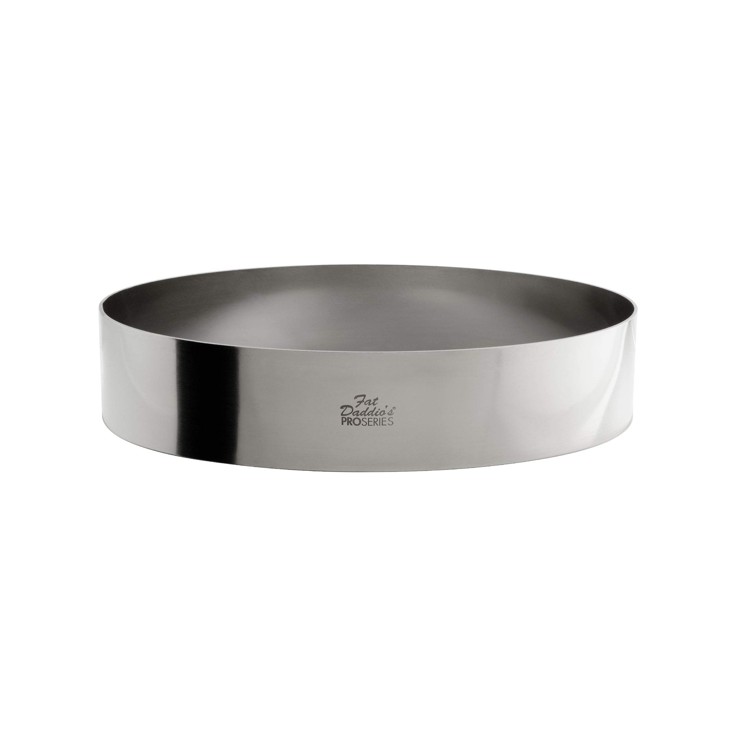 Fat Daddio's Stainless Steel Round Cake &amp; Pastry Ring 9 x 2 Inch