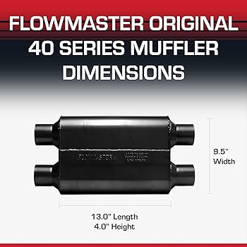 Amazon.com: Flowmaster 40 Series Original Chambered Muffler – 2.50