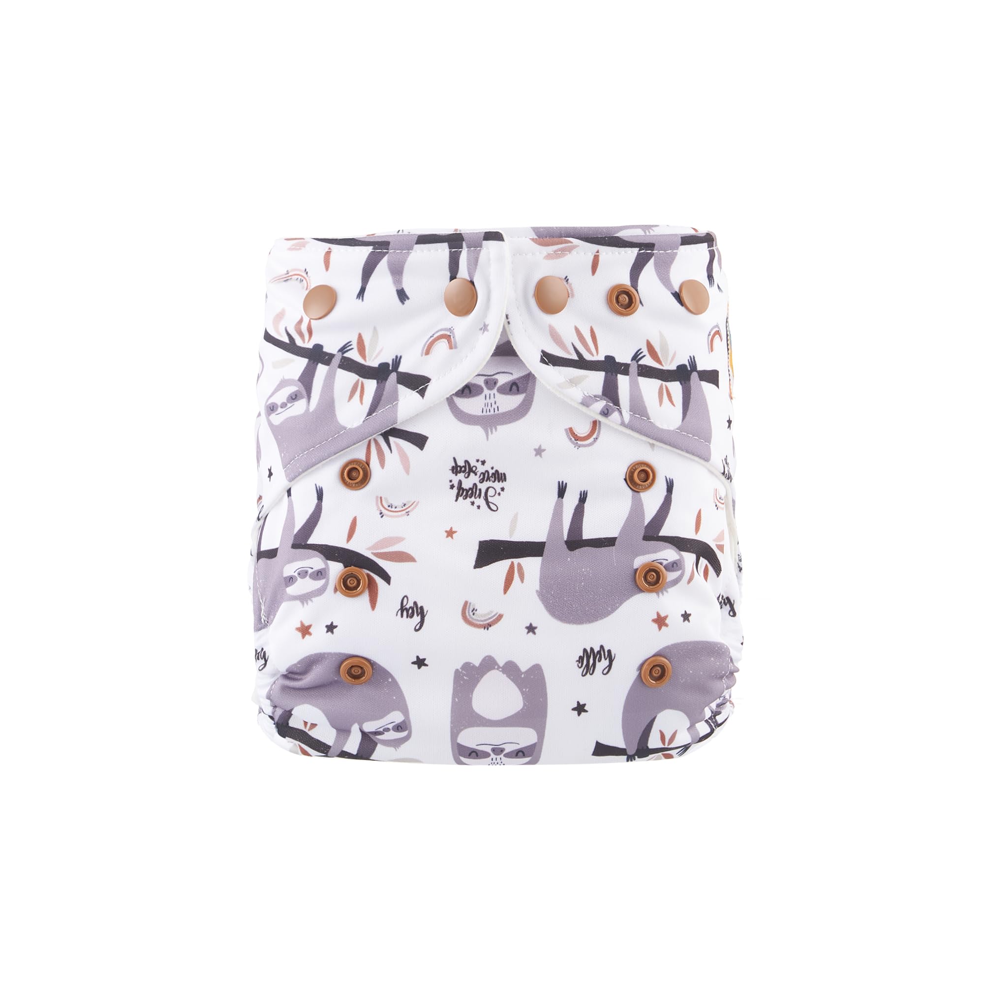 Lumina Pocketwindel BioBaumwolle inkl. Einlage 5-17kg - Sleepy Sloth