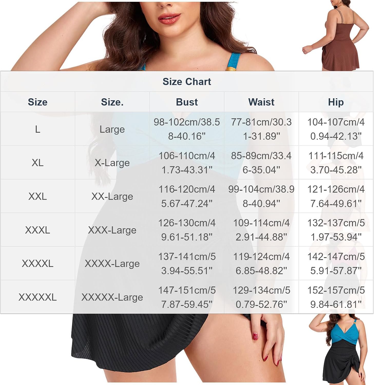 Plus Size Swim Dress for Women One Piece Bathing Suit Tummy Control Adjustable Strap Skirt Swimsuit Swimwear 2026