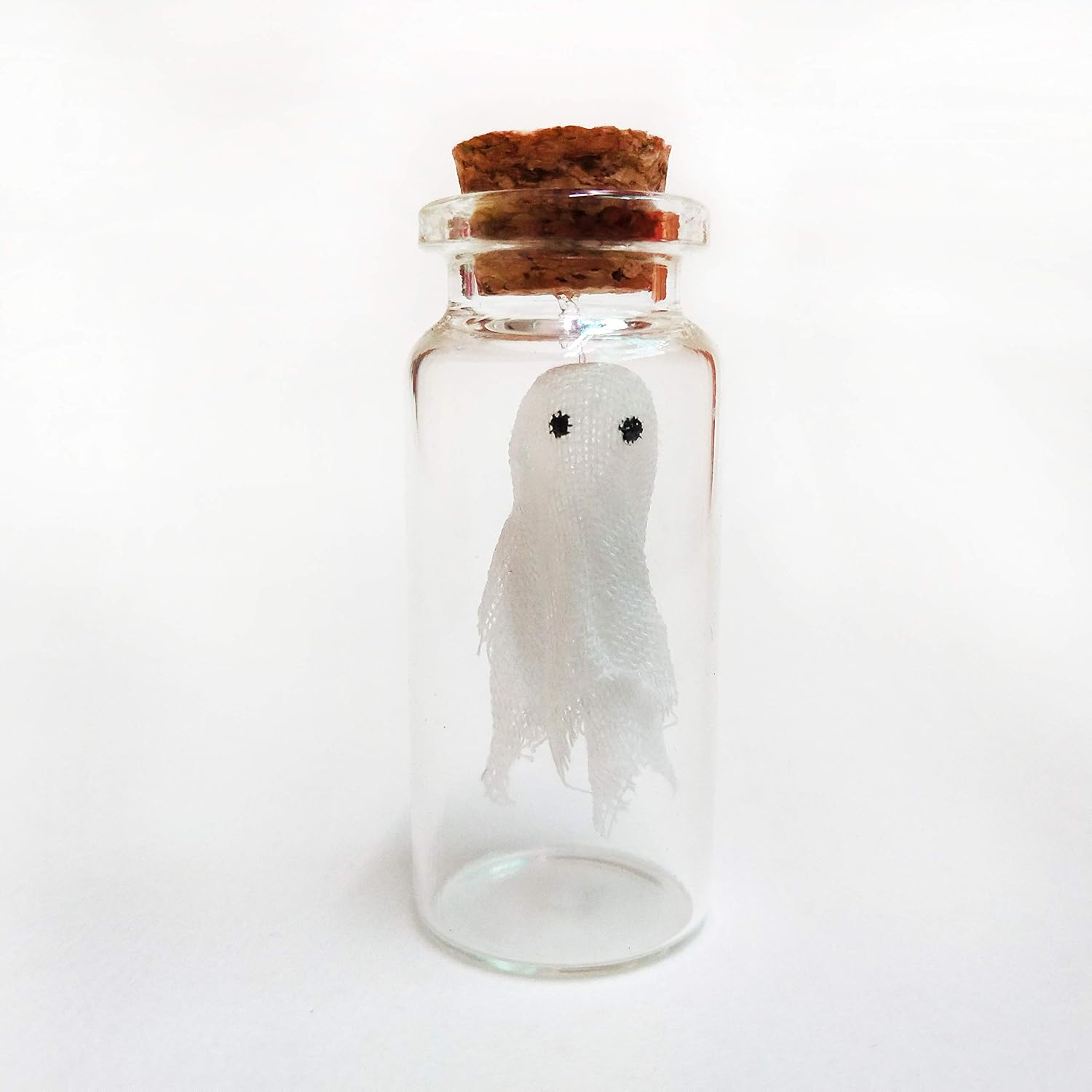 Pack of 2,Little Ghost in a Bottle,Miniature Ghost, Halloween,Ghost gift,Funny Pet Ghost image 4