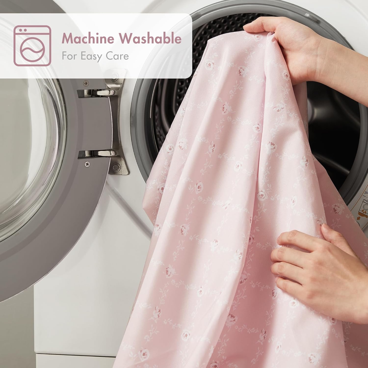 Madison Park Essentials Adele Pink Floral Full Size Comforter Set – Vintage Bed in a Bag with Sheets, Reversible Ruffle Bedding, Elegant Gift for Her