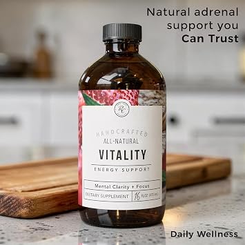 Rowe Casa Organics Vitality Energy Support with Strawberries, 16 Fl Oz