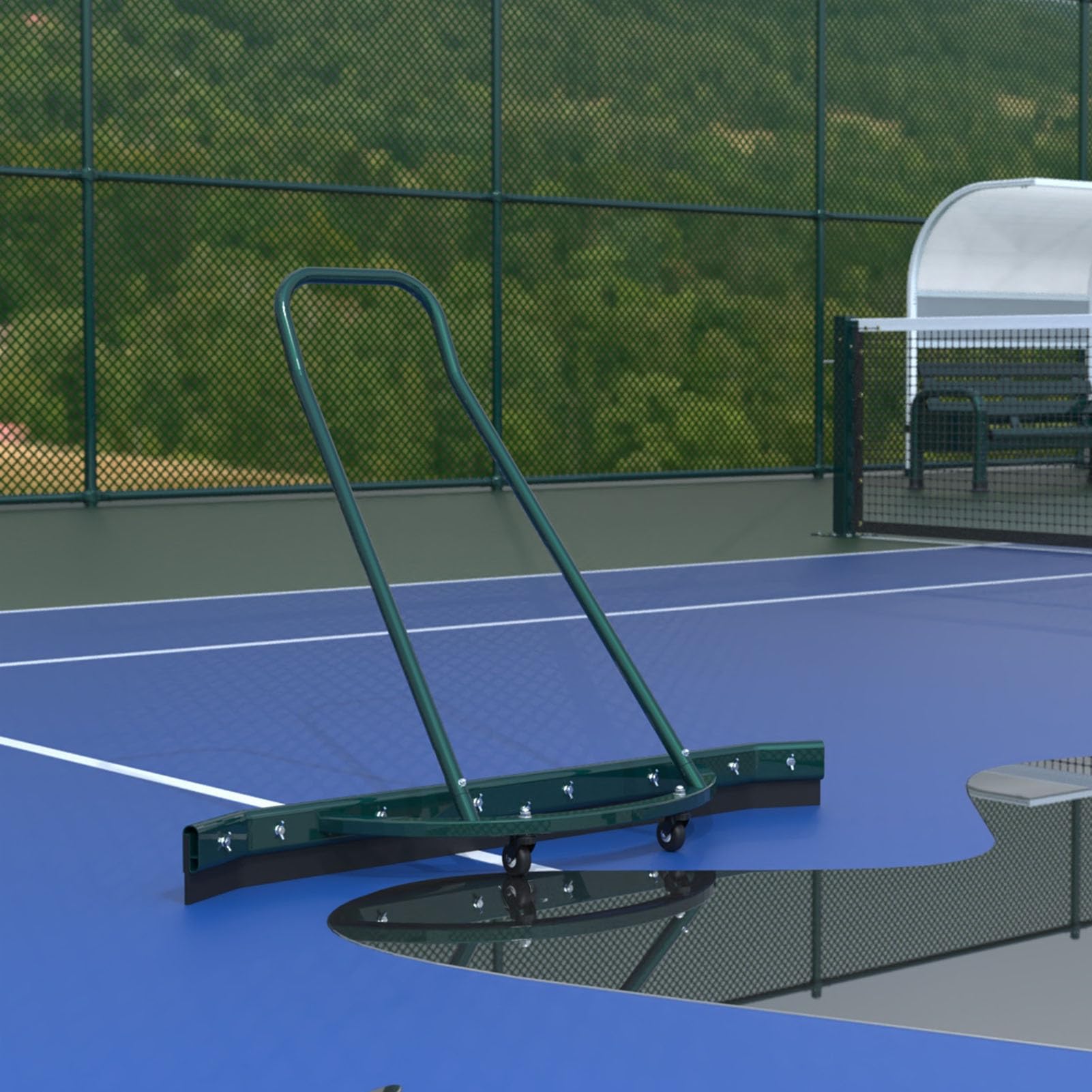 Rasqueta de suelo resistente, grado comercial para canchas de tenis y baloncesto, escobilla profesional para eliminación de agua