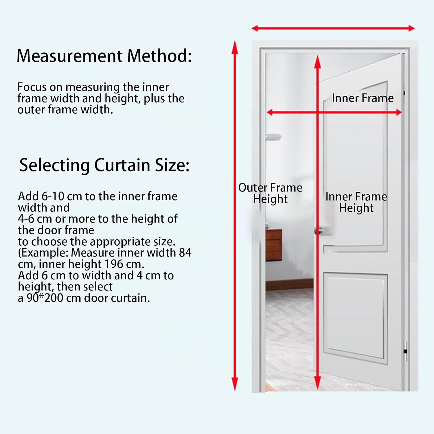 Screen Door Mesh Side Opening Magnetic Screen | Automatic Magnet Closure Mesh for Home Patio Balcony Doorway Outdoor Apartment Porch Garden