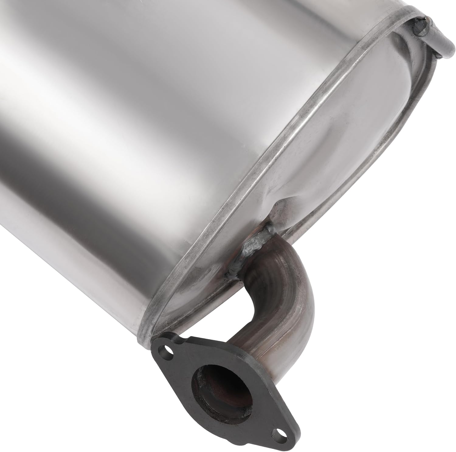 Left Exhaust Muffler Compatible with 2009-2013 Subaru Forester 2.5L Natural Aspirated (Will not fit Turbo) 409 Stainless Steel Silvery