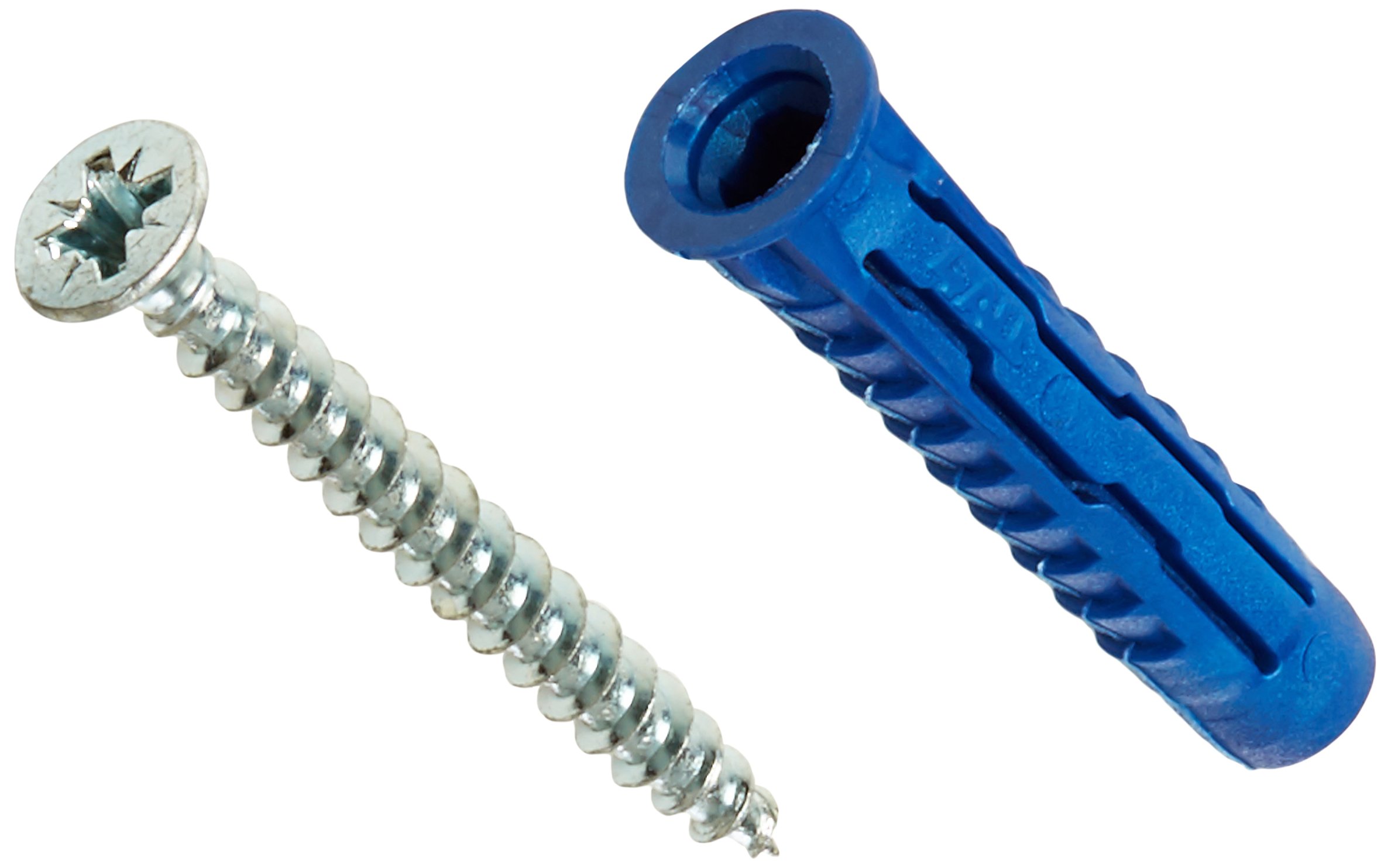 Rawlplug Blue 4All-10+6060 10 Mm Nylon Multi-Purpose Plug And Screw (25 Pieces)