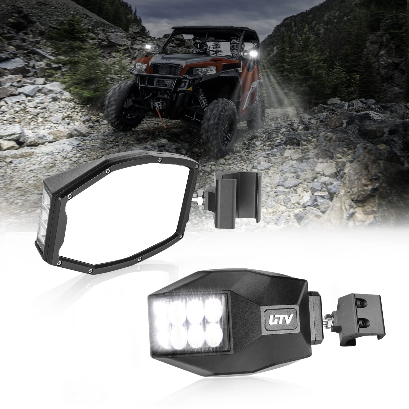 Buy ACEC SHOP Side Mirrors UTV ProFit Side Mirrors Polaris Ranger