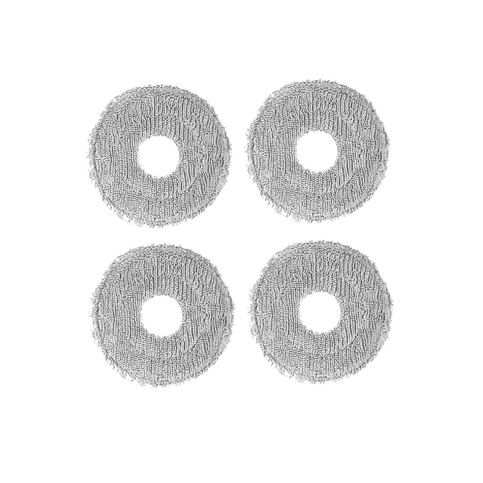 GENTERUN Mop Pads With Holder Replacement，compatible For Dreame， L10s Pro Ultra Heat/Gen2/X40 Ultra/X40 Master/L40 Ultra/L20 Ultra/X30 Ultra,vacuum Mop Pads(4 mops)