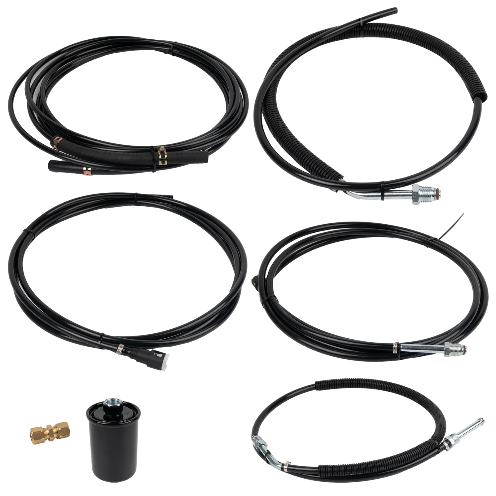 GOMADEIT Fuel Line Repair Kit fits for Chevrolet GMC C/K 1500-2500 Suburban Fuel Line Repair Kit 1998-1999 replace FL-GM43C-V