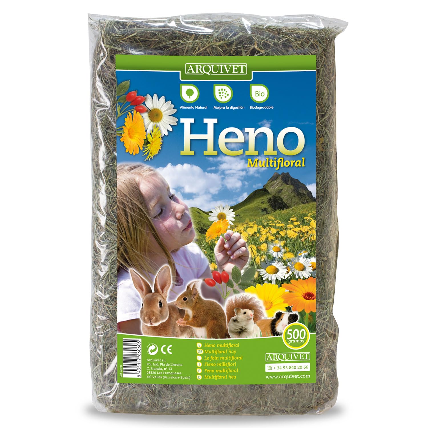 Arquivet Multi-Floral Hay - 500g