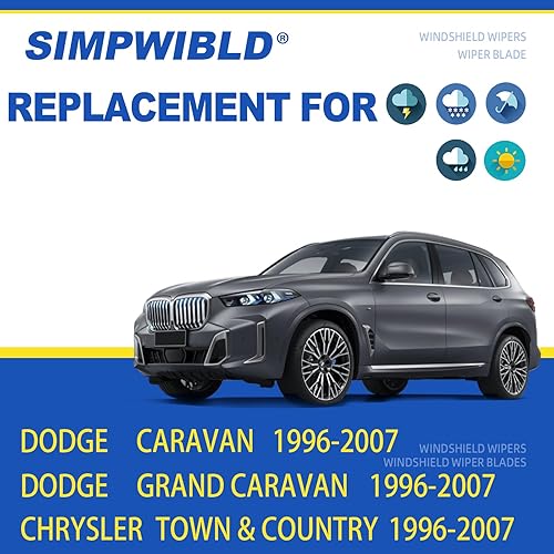 Vista 67 de SIMPWIBLD 3 limpiaparabrisas de repuesto para Hyundai Santa Fe/2013-2016 Mazda CX-5/2001-2007 Toyota Corolla 2007-2012, repuesto de equipo original