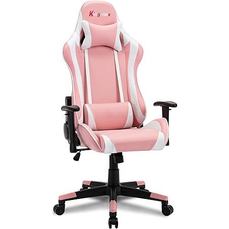 Pink Gaming Chair High-Back Ergonomic 