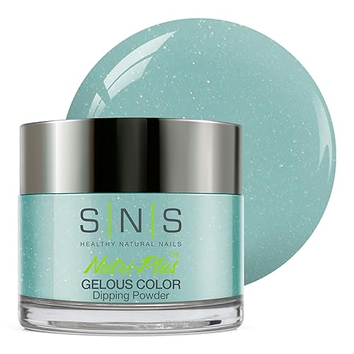 Miniatura 80 de SNS Polvo de inmersión de uñas, polvo de inmersión de color geloso, champán jacuzzi (vino, borgoña, brillantina), color de uñas de larga duración