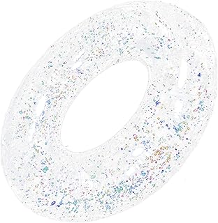 BESPORTBLE Anel De Natação De Lantejoulas Anel De Natação De Praia De Plástico Anel De Natação De Piscina Anel De Natação De Verão Tubo Inflável Portátil Anel Flutuante Para Piscina Infantil